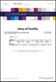 Litany of Humility Three-Part Mixed choral sheet music cover